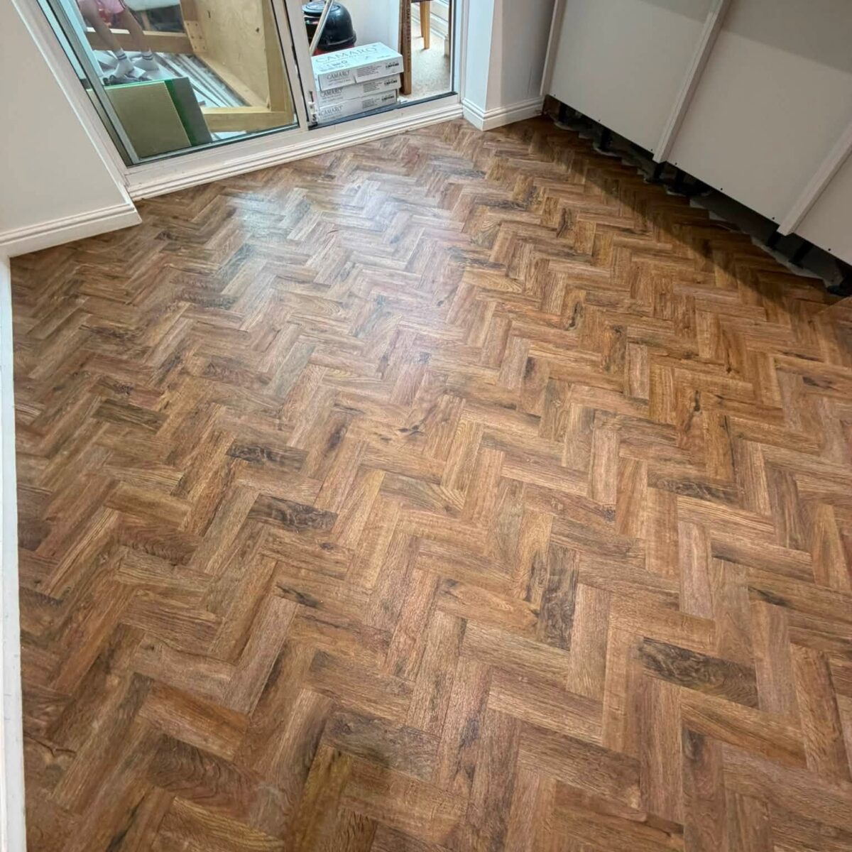 Luxury vinyl tile flooring by Top 2 Bottom, Hampshire